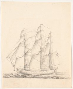 Navio da Marinha a pleno vapor de C.A. Lorentzen