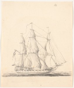 Navio da Marinha a pleno vapor de C.A. Lorentzen