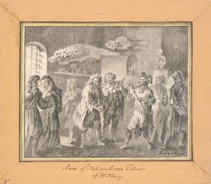 Cena de Ludvig Holberg "O Pó Árabe"