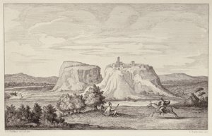 Vista imaginária da Roma Antiga, gravada por B.Barloccini, 1849