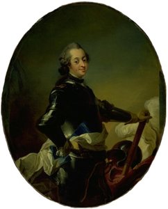 Retrato de Frederik V em armadura