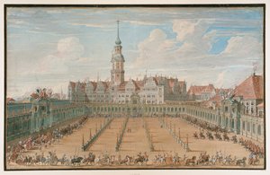 Desfile das Corridas do Anel das Senhoras, Dresden de C.H. Fritzsche