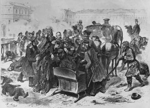 Assassinato do Czar Alexandre II em São Petersburgo, 13 de março de J.B. and Brown J. Rowbotham