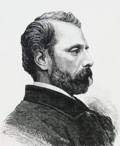 Retrato de Agostino Bertani (1812-1886) em 1860, médico e patriota italiano, gravura de J.B. and Brown J. Rowbotham