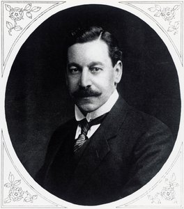 Retrato de Herbert Samuel (1870-1963), político inglês, de Illustrated War News, 19 de janeiro de J.B. and Brown J. Rowbotham