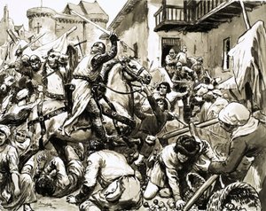 Hans Bohm é transportado à força para o Castelo de Wurzburg de C.L. Doughty