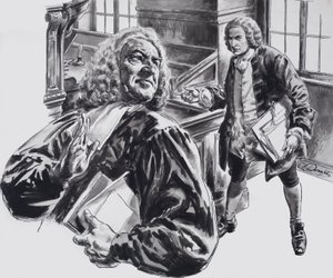 Johann Sebastian Bach (guache sobre papel) de C.L. Doughty