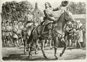 John Hampden (litografia a cores) de C.L. Doughty