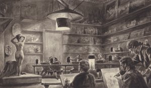 Aula de vida na Royal Academy, Londres de C.L. Doughty