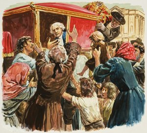 Luís XV na sua carruagem de C.L. Doughty