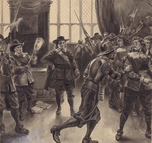 Oliver Cromwell expulsa os restantes membros da Câmara dos Comuns de C.L. Doughty