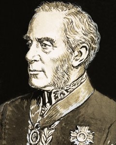 Sir Richard Mayne, ilustração de "The Great Detectives" (Os Grandes Detectives) de C.L. Doughty