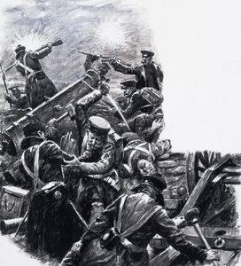 A Batalha de Inkermann, Carga dos Guardas de C.L. Doughty