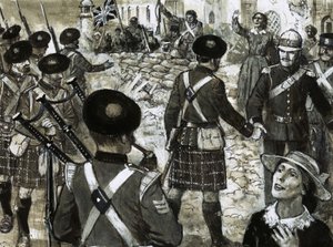 Regimento de Highlanders não identificado de C.L. Doughty