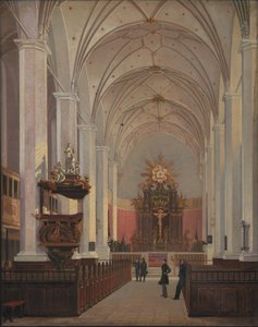 O interior da Igreja da Trindade de C.O. Zeuthen