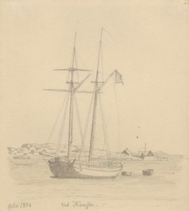 Uma escuna de Christoffer Wilhelm Eckersberg