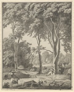 Da floresta em Svendstrup de Christoffer Wilhelm Eckersberg