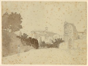 A Igreja de S. Giovanni a Paulo de Christoffer Wilhelm Eckersberg