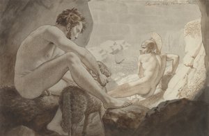 Ulisses foge de Polifemo