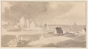 Prospecto de Korsør de Christoffer Wilhelm Eckersberg