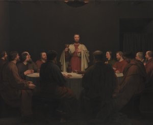 A última Ceia. Retábulo de Christoffer Wilhelm Eckersberg