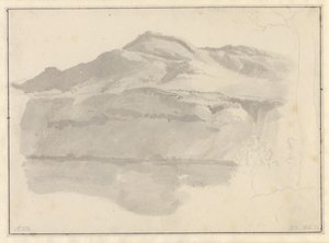 Vista do Lago Albano de Christoffer Wilhelm Eckersberg