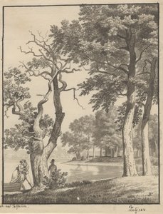 A ilha de Valsøelille, julho de 1810 de Christoffer Wilhelm Eckersberg