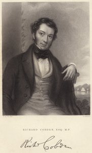 Richard Cobden, Esquire, M P (gravura) de C. A. du Val and Co.