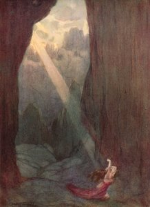 Através do Vale (cor litho) de C. Dudley (after) Tennant