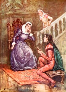 David Rizzio: O músico que ganhou o favor de uma rainha (cor litho) de C. Dudley Tennant