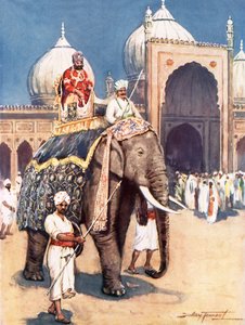A beleza radiante da adorável mesquita de pérolas (cor litho) de C. Dudley Tennant