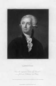 Antoine Lavoisier, químico francês do século XVIII, século XIX.