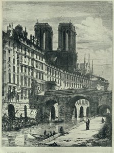 Le Petit Pont, 1915 de C. H. Meryon