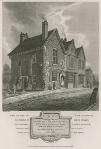 A capela do hospital para leprosos em Kent Street, Southwark, chamado Le Lock