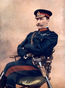 Tenente-General Sir HC Chermside, comandante da 14ª Brigada na África do Sul, 1902.