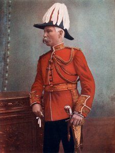 Major-General GH Marshall, Comandante da Artilharia Real, Força de Campo da África do Sul, 1902.