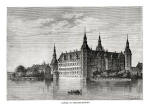 Castelo de Frederiksborg, Copenhague, Dinamarca, 1879
