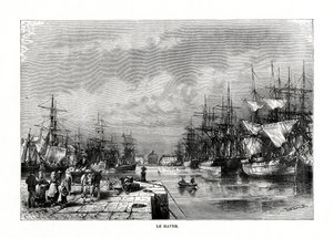 Le Havre, Normandia, norte da França, 1879
