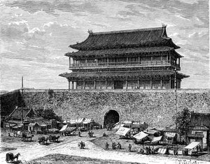 Portão de Tiananmen, Pequim, China, século XIX