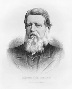 Retrato de direito hon senhor iddesleigh de C. Laurie