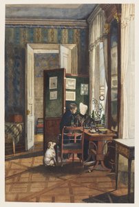 Uma sala no Palácio Reuss, Dresden de C. M. Fredro