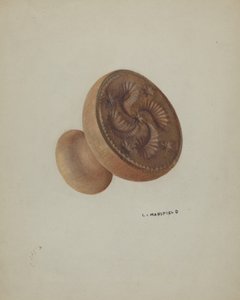 Pa. Molde de Manteiga Alemã de C. Mansfield