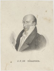 Retrato de Pierre-Jean de Béranger 1780-1857. de Cäcilie Brandt