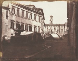 Vista das escadas do Capitólio, Roma