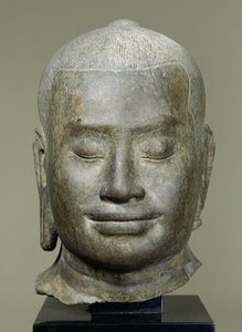 Chefe do rei Jayavarman VII (r.1181-c.1220) (bronze)