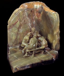 "les causeuses" 1897 (bronze e ônix)