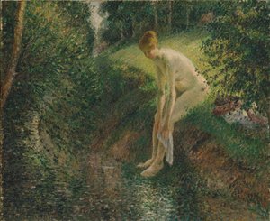 Banhista no Bosque, 1895 de Camille Jacob Pissarro