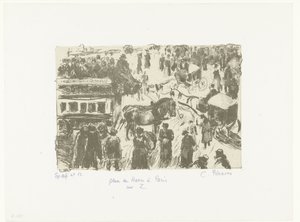 Place du Havre
Place du Havre em Paris em Z (título sobre o objecto) de Camille Jacob Pissarro