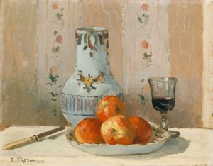 Ainda vida com maçãs e jarro, 1872