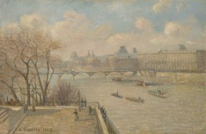 O Louvre do Pont Neuf, 1902 de Camille Jacob Pissarro